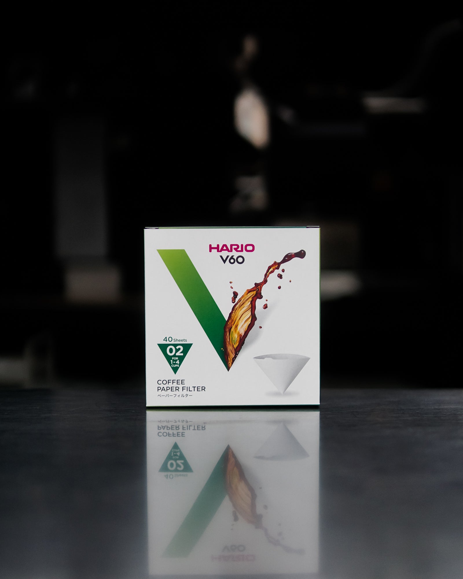 Hario V60 Coffee Filter Papers - Size 02 - White (40 pack)